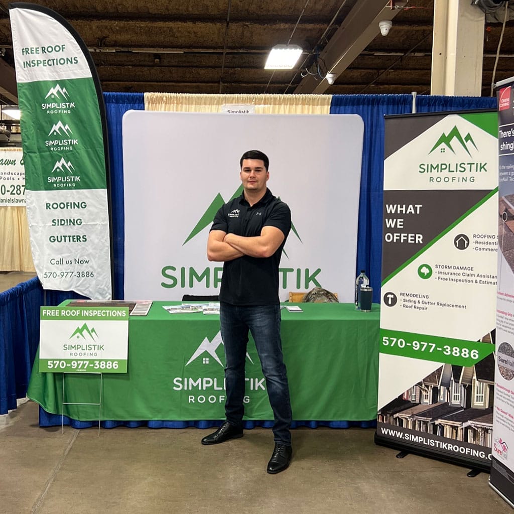 Simplistik Roofing at Trade Show