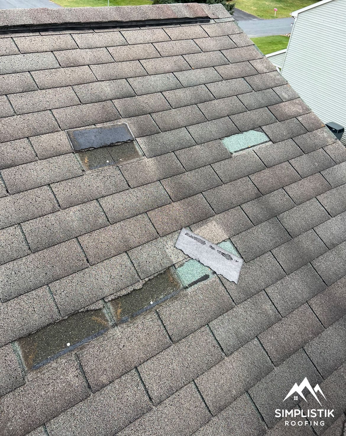 Storm damage to roof - Example 3